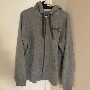 Under Armour Grey Zip Up Hoodie